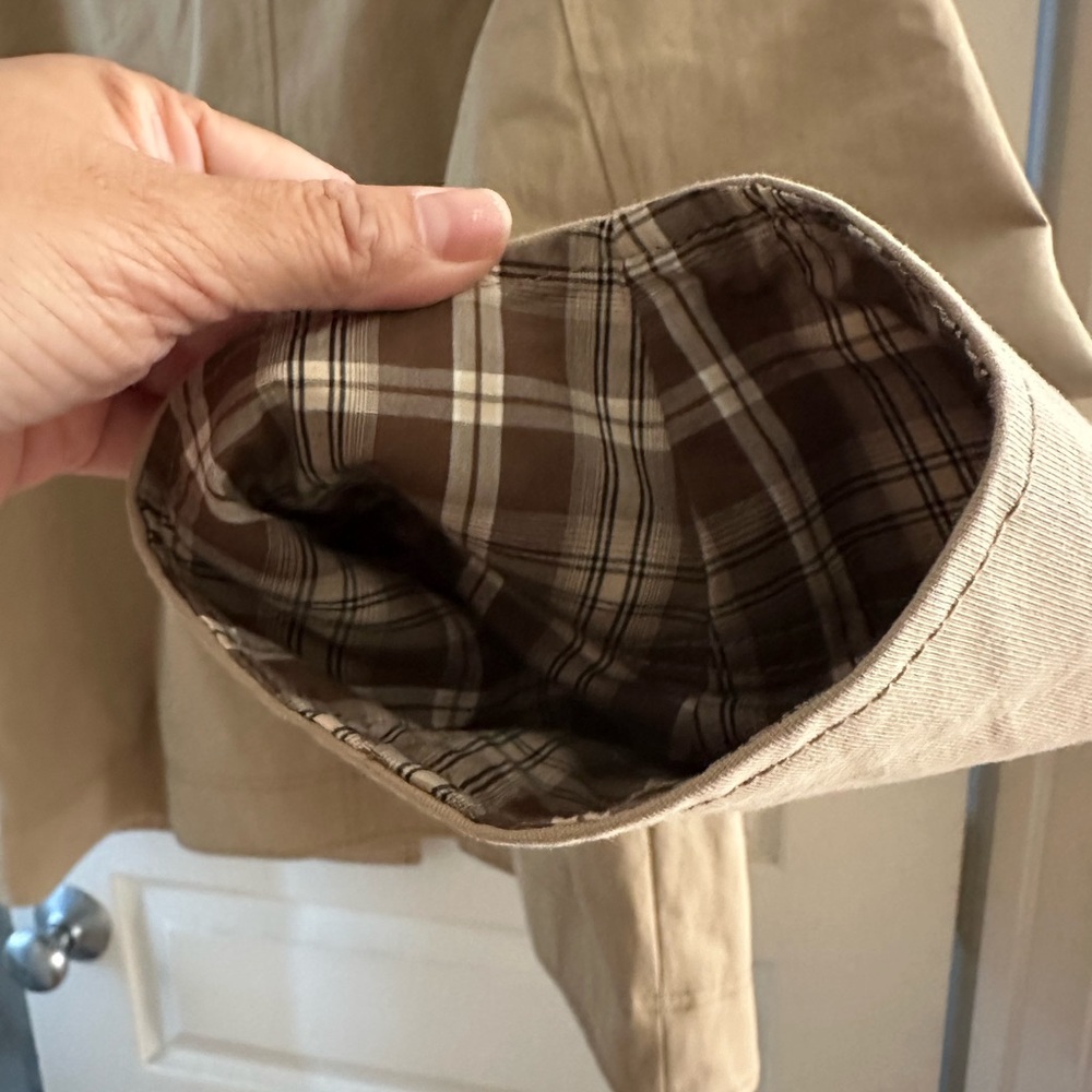 Zara Contrast Collar Jacket with Plaid Lining ZW Collection NWT - Picture 10 of 11